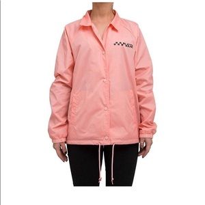 vans pink coat